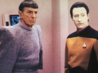 Ein überaus logisches Zusammentreffen: Spock (Leonard Nimoy) und Data (Brent Spiner) im Zweiteiler "Wiedervereinigung?"