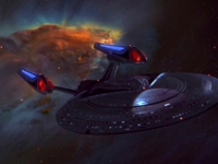 Der erste Auftritt der Enterprise-E in "Star Trek: Der erste Kontakt"