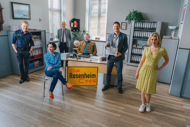 Das "Rosenheim-Cops"-Team in der 21. Staffel