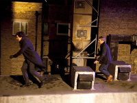 Holmes und Watson auf den Dächern Londons