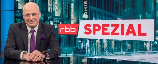 Volker Wieprecht moderierte "rbb24 spezial"