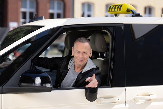 Thomas Hackenberg ist wieder auf der Suche nach Taxi-Kunden.