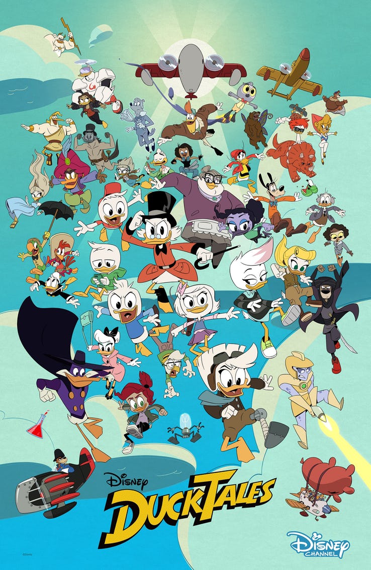 Das Poster zu den neuen "DuckTales"-Folgen