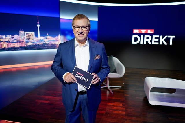 Jan Hofer moderiert "RTL Direkt"