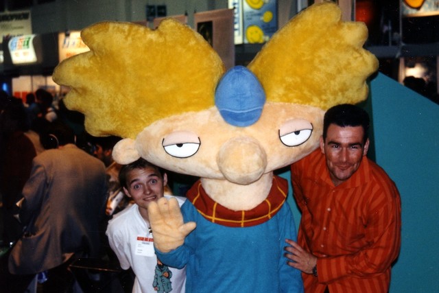 Paddy mit "Hey Arnold!" und Nickelodeon-Kollege Ralf Kühler