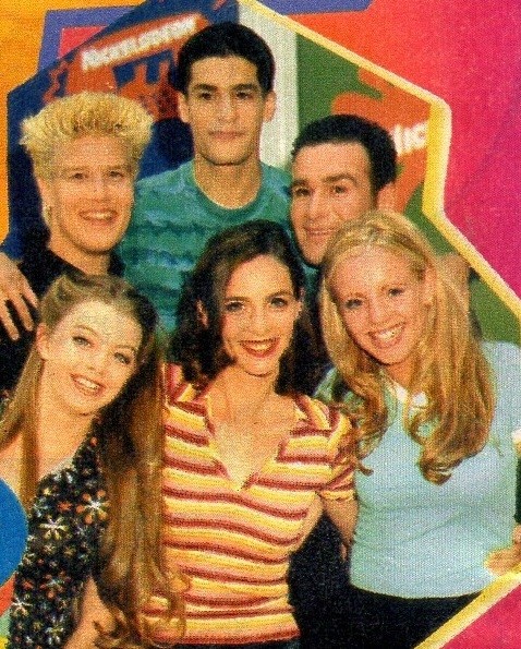Das Nickelodeon-Moderatorenteam von 1996 bis 1997