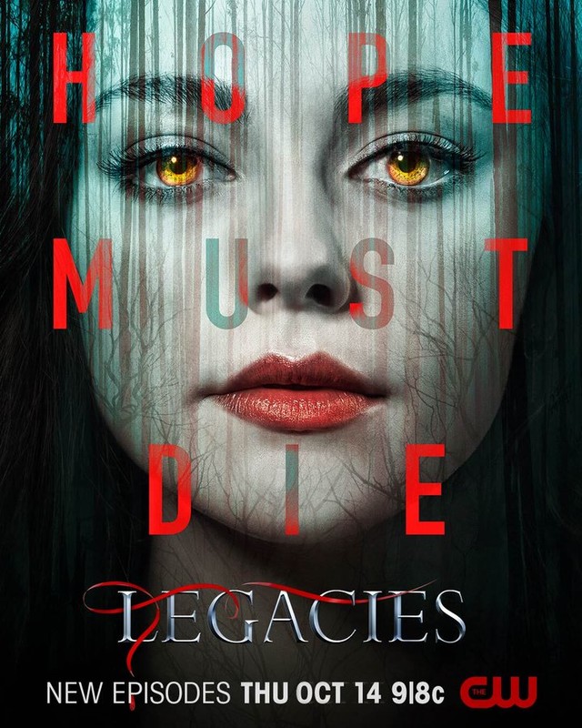 Poster zur vierten Staffel von "Legacies": Hope. Must. Die.