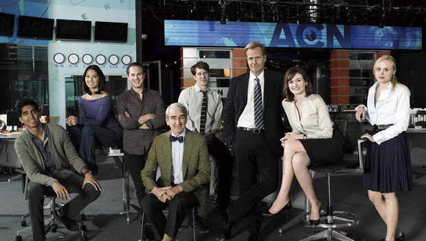Die Crew des Senders ACN in Aaron Sorkins "Newsroom"