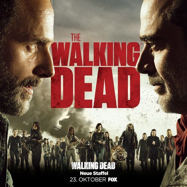 Ankündigung der achten Staffel von "The Walking Dead" durch den deutschen FOX Channel