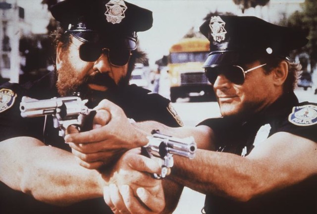 Bud Spencer (l.) und Terence Hill sind "Die Miami Cops"