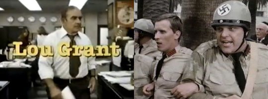 Brian Dennehy (r.) als Teil einer Neonazi-Gruppierung in der "Lou Grant"-Episode "Nazi"